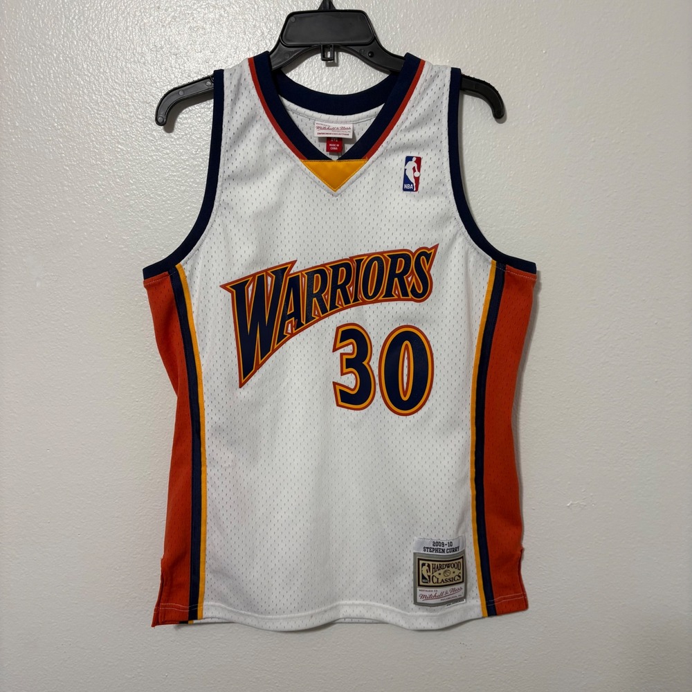 Mitchell & Ness Size Medium Warriors Steph Curry #30 Basketball Jersey 09-10